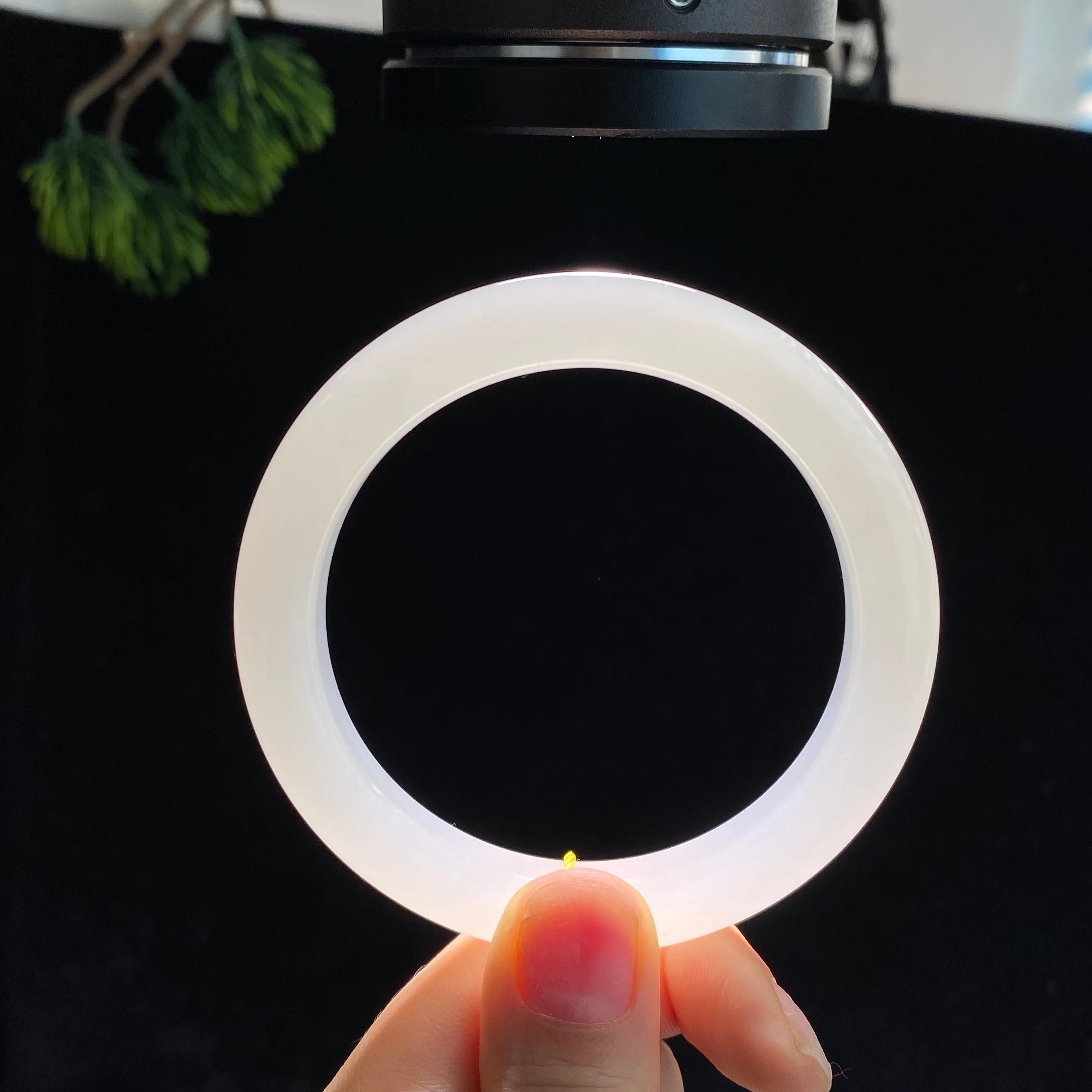 和田玉白玉手镯（45.2g）