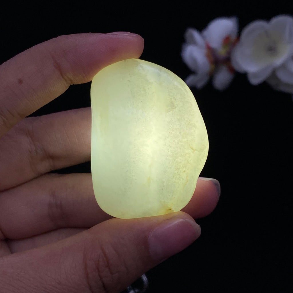 和田玉青花籽料挂件（43.7g）