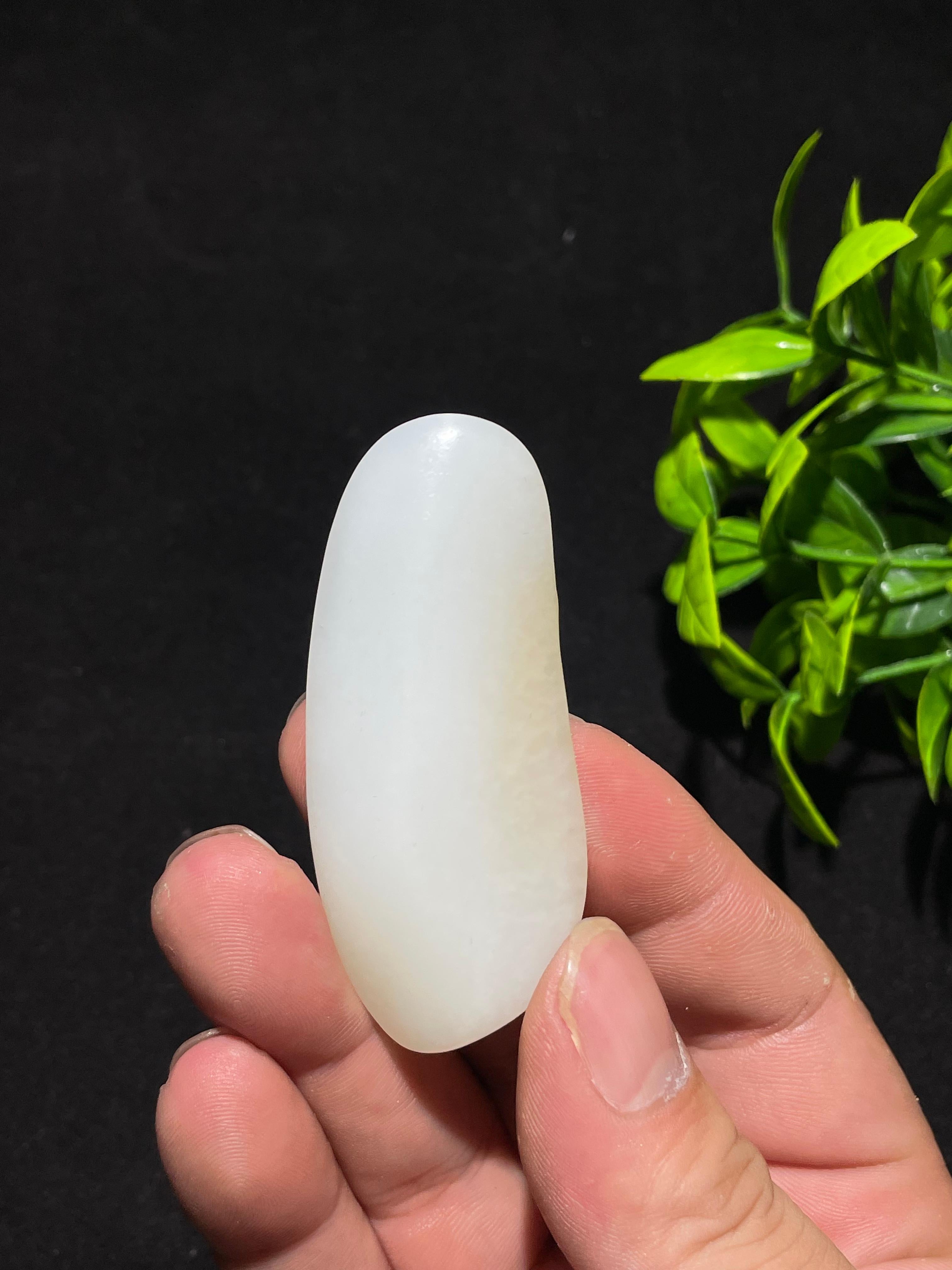和田玉羊脂糖白寿星（37.8g）