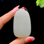 和田玉籽料无事牌（47.7g）