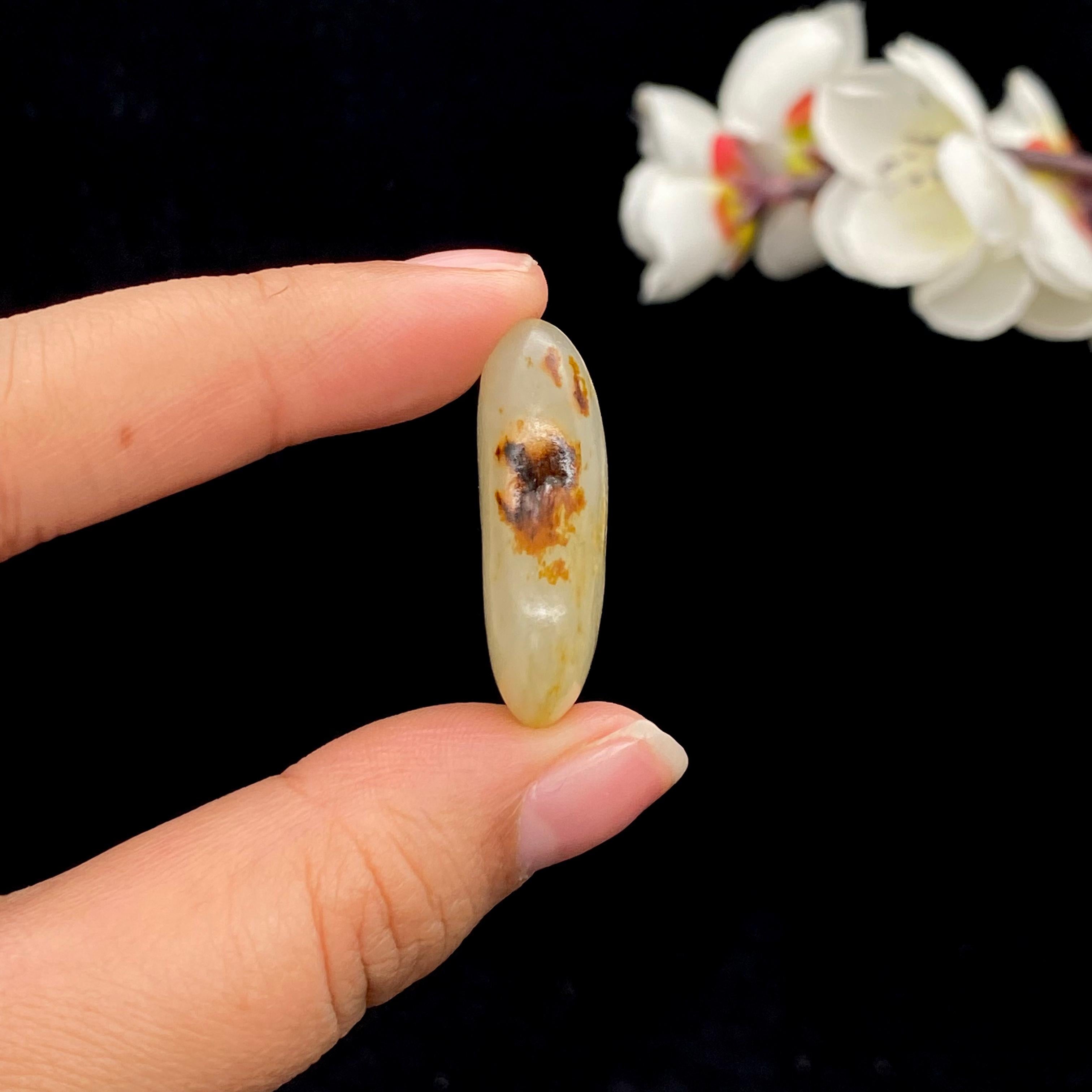 和田玉红皮籽料（9.6g）