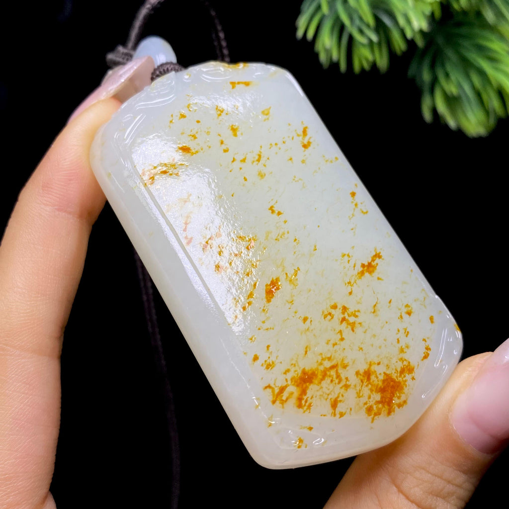 和田玉籽料无事牌（84.8g）