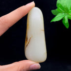 和田玉洒金皮籽料手把件（107.4g）