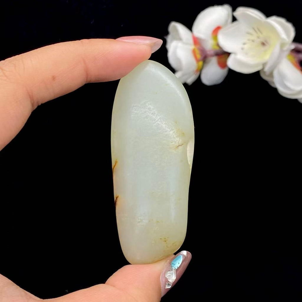 和田玉洒金皮籽料挂件（41.2g）