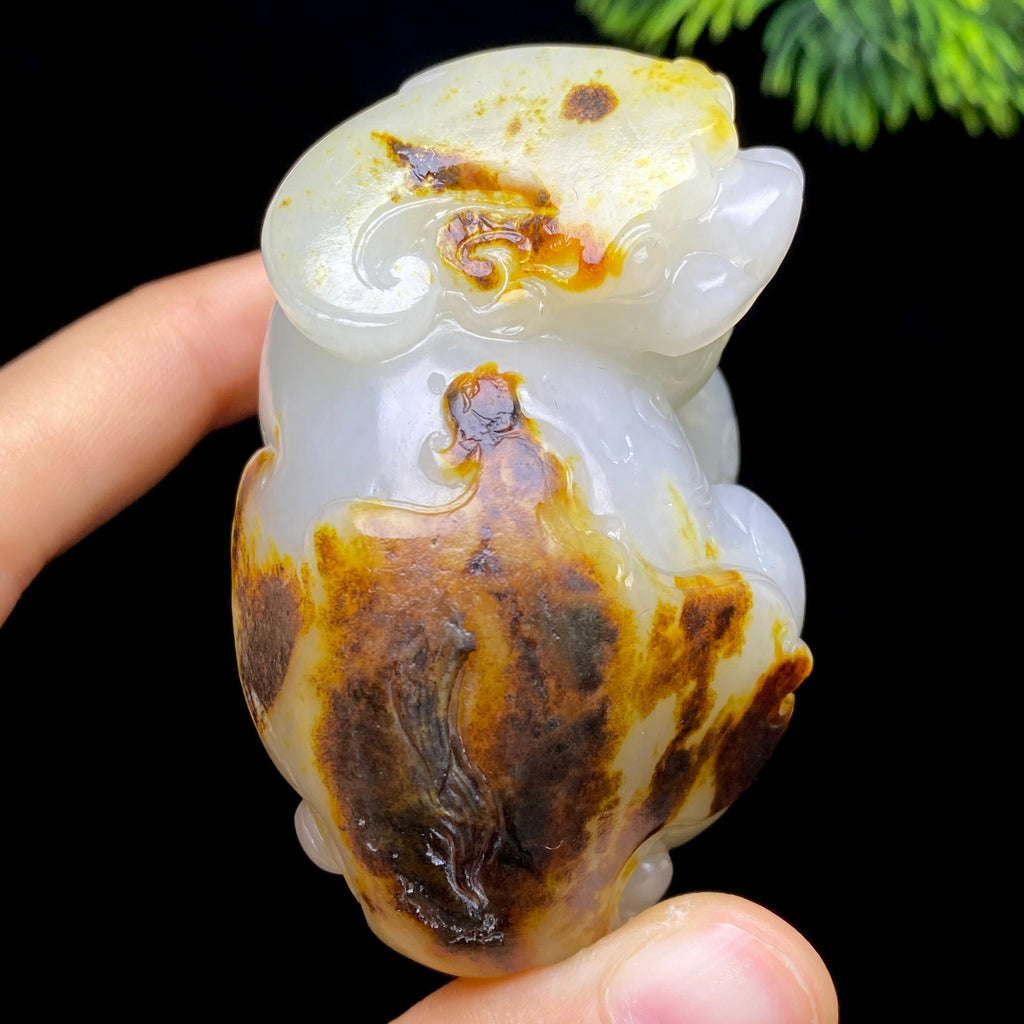 和田玉籽料貔貅把件（148.2g）