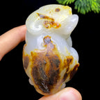 和田玉籽料貔貅把件（148.2g）