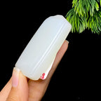 和田玉白玉无事牌（45.7g）