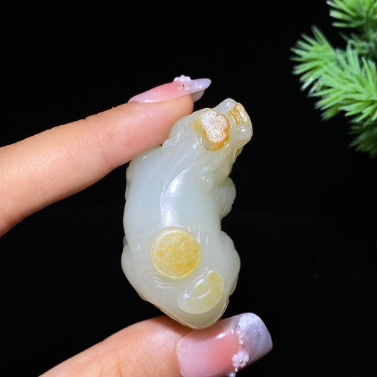 和田玉籽料貔貅（40.4g）
