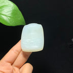 高品质和田山料羊脂白玉观音挂件（64.2g）