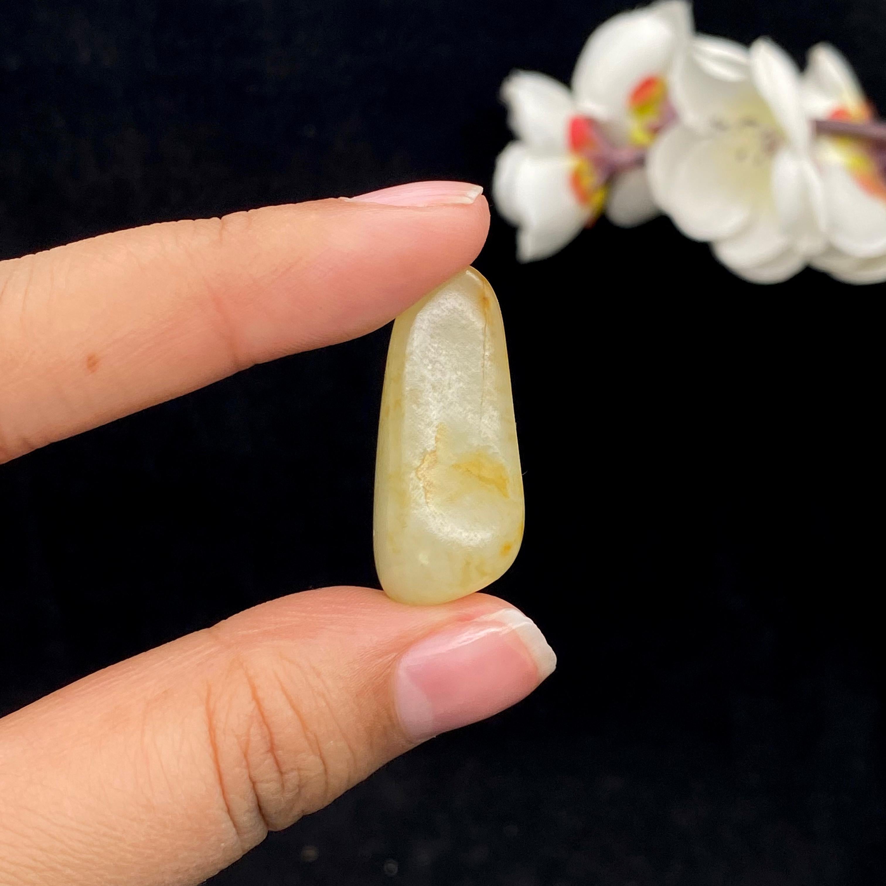 和田玉洒金皮籽料吊坠籽（9.6g）