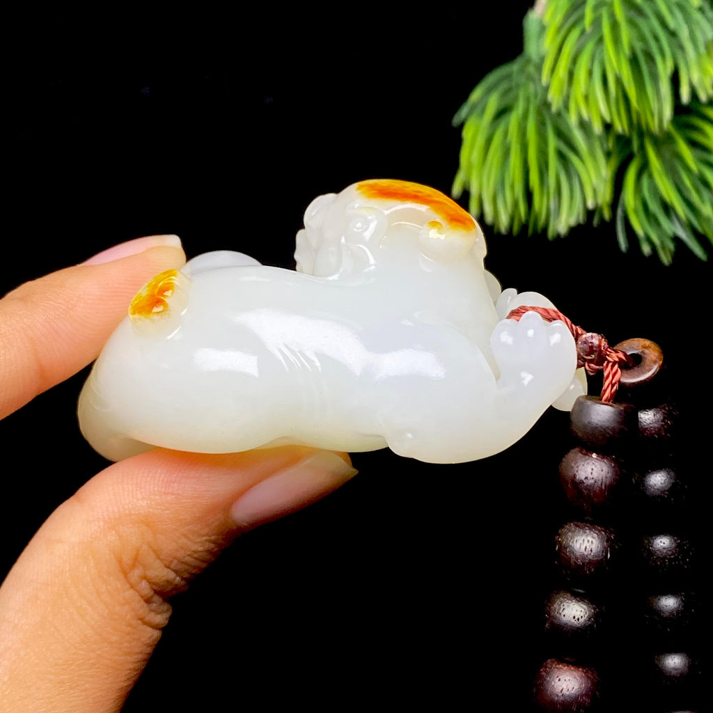和田玉籽料貔貅（71.6g）