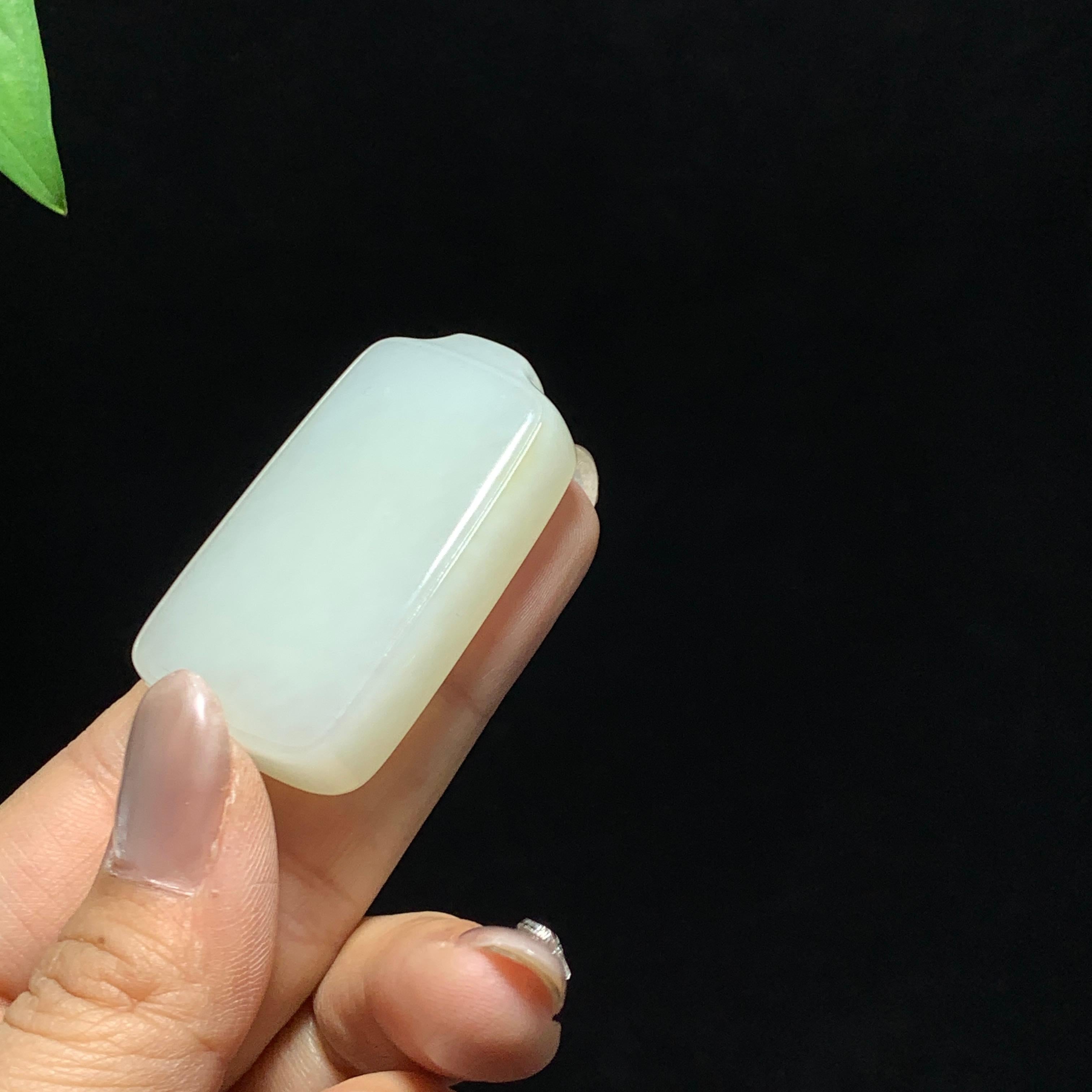 和田山料糖白玉无事牌（37.2g）