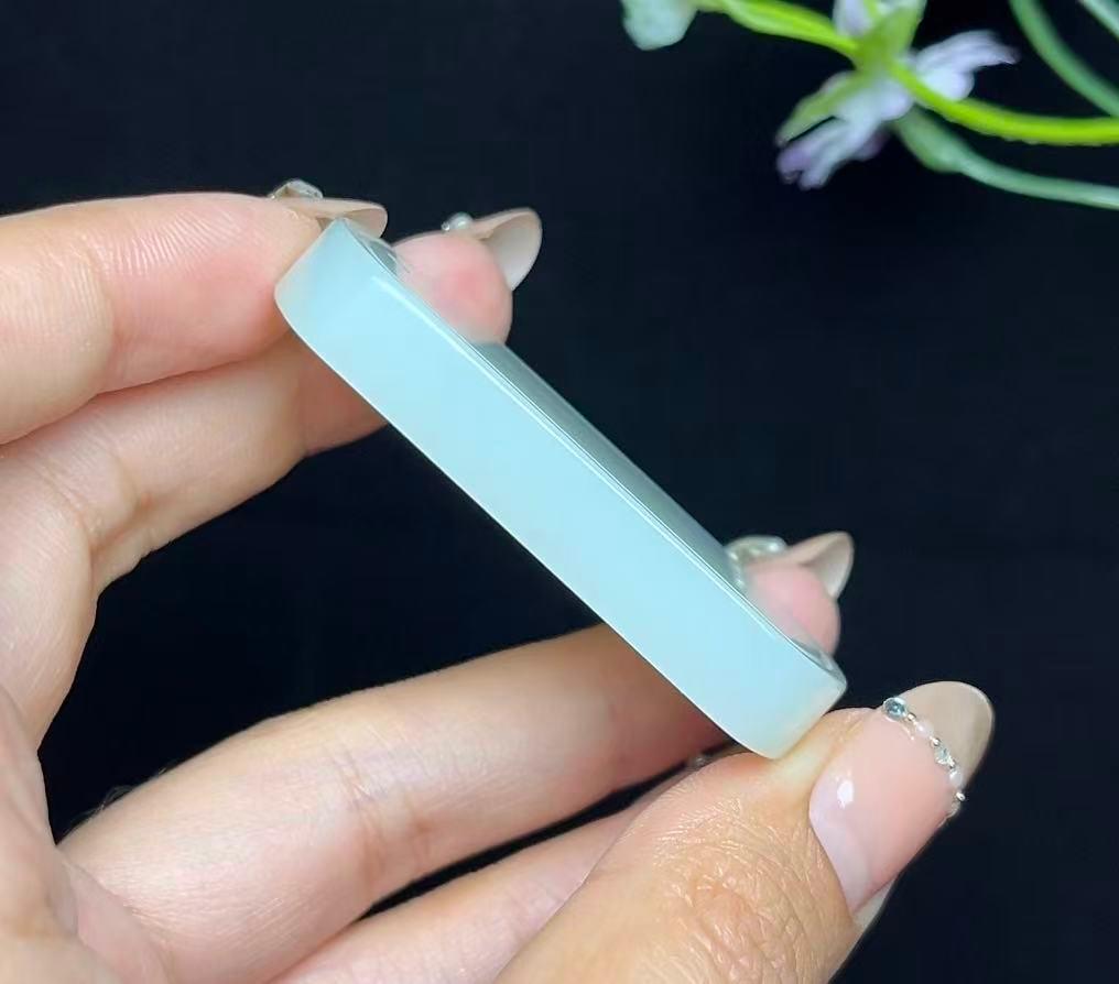 和田白玉平安无事牌（40.7g）