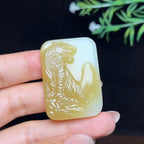 和田玉糖白上山虎牌（24.8g）