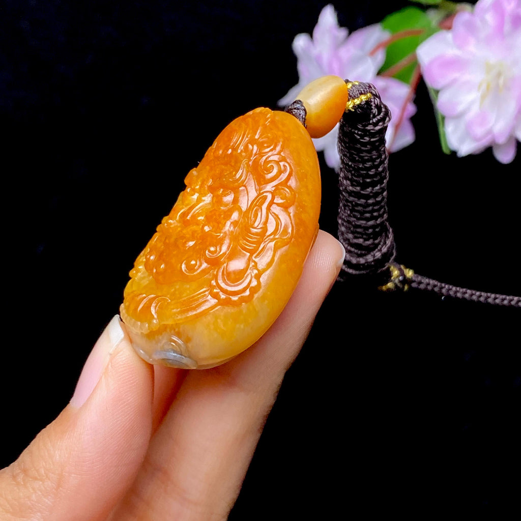 和田玉籽料钟馗（34.6g）