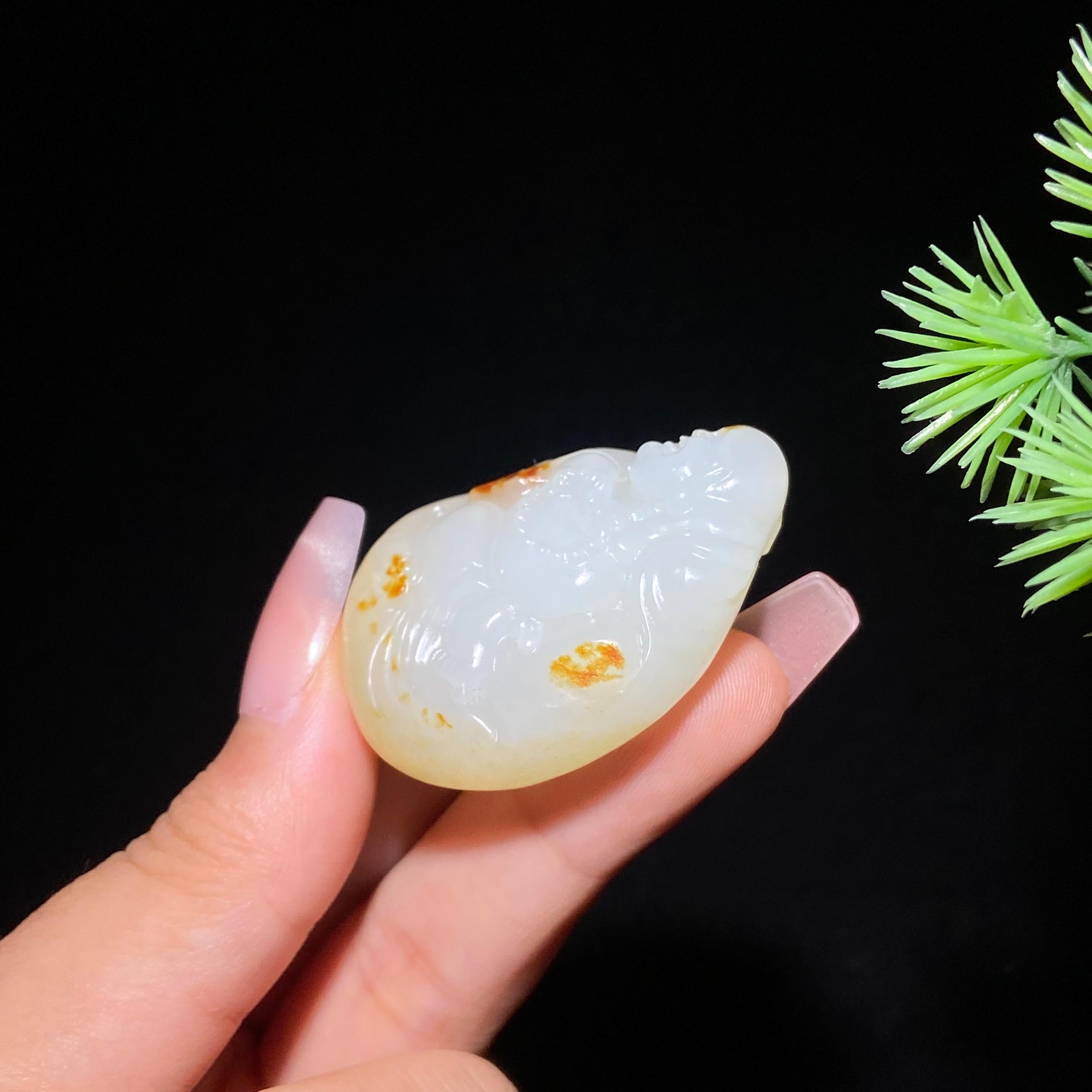 和田玉籽料佛公（31.4g）