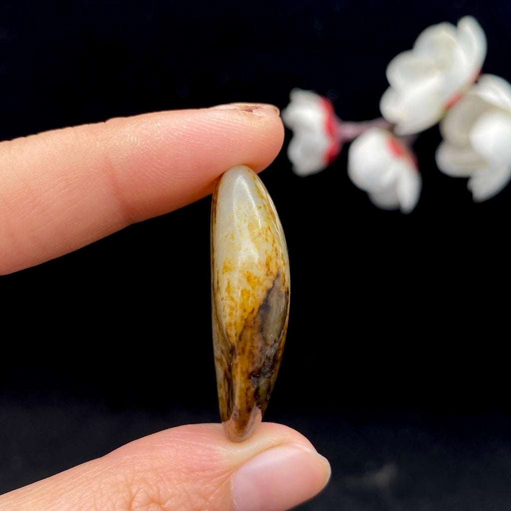 和田玉秋梨皮籽料吊坠籽（15.8g）