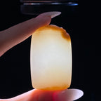 和田玉白玉糖白无事牌（42.3g）