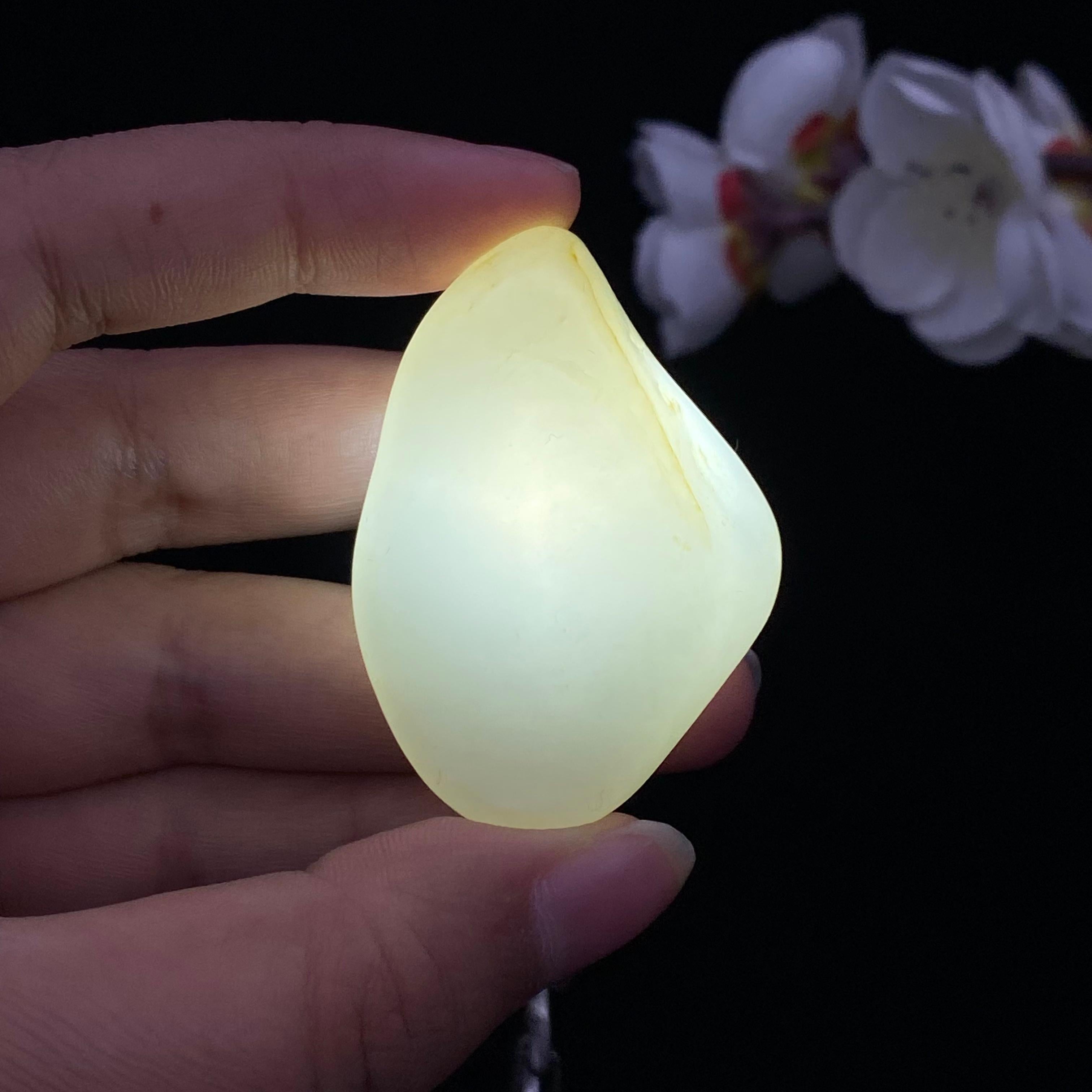 和田玉白玉籽料挂件（34.8g）