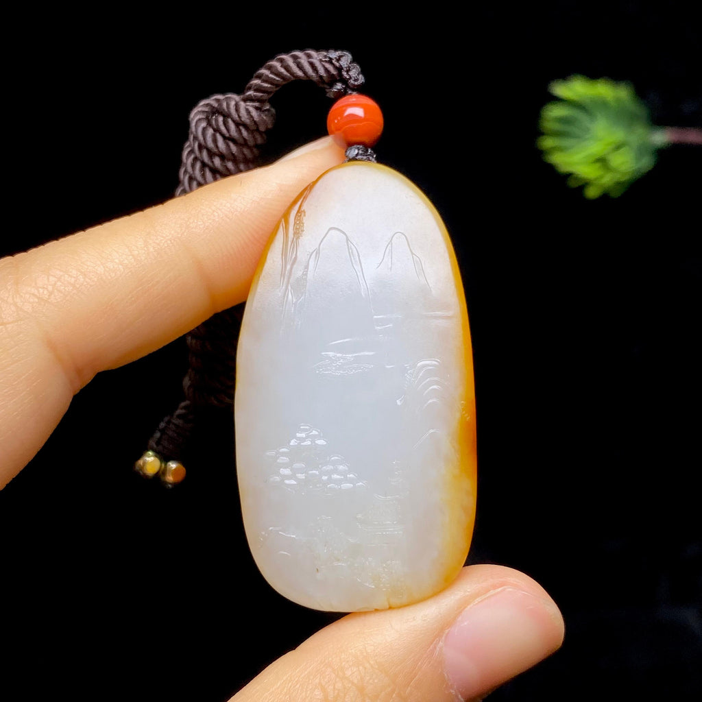 和田玉籽料观音（28.1g）