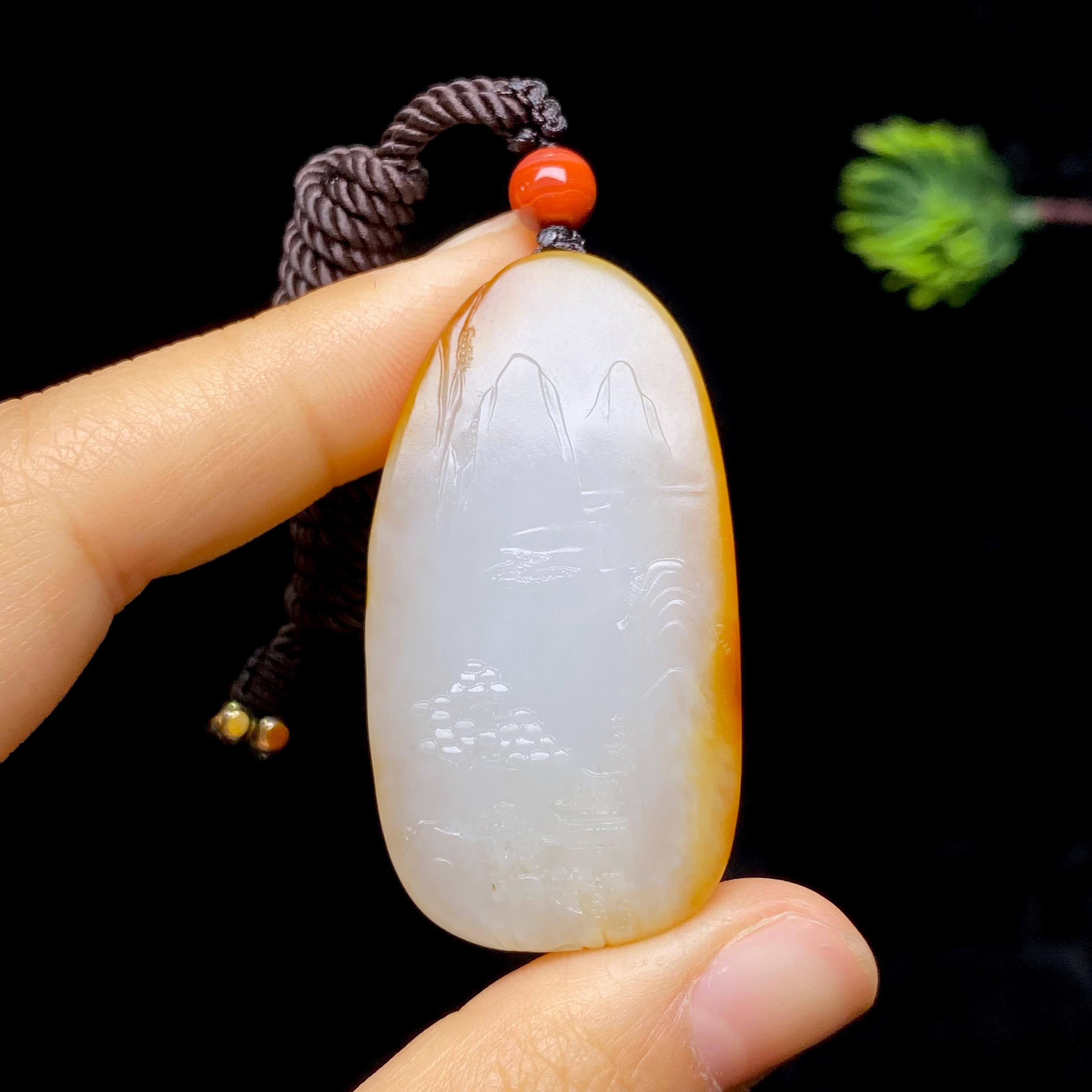 和田玉籽料观音（28.1g）