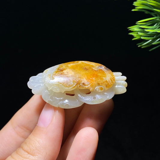 和田玉籽料八方来财（14.0g）