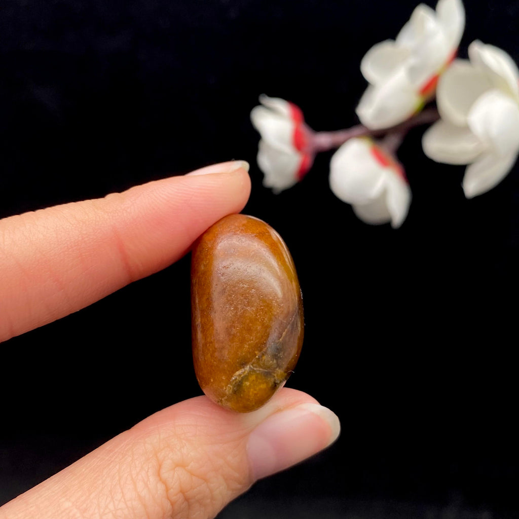 和田玉红沁皮籽料原石（19.3g）