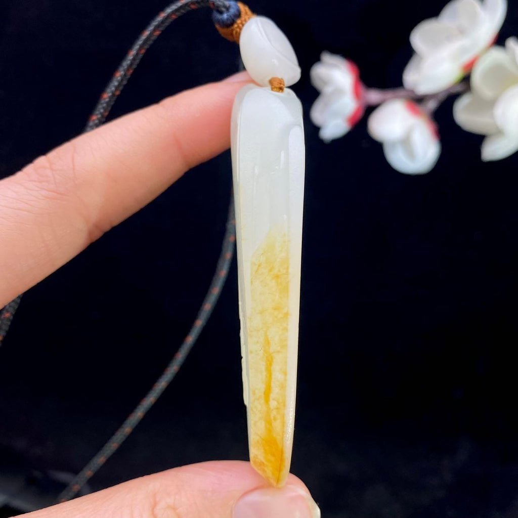 和田玉籽料【平安无事牌】（55g）