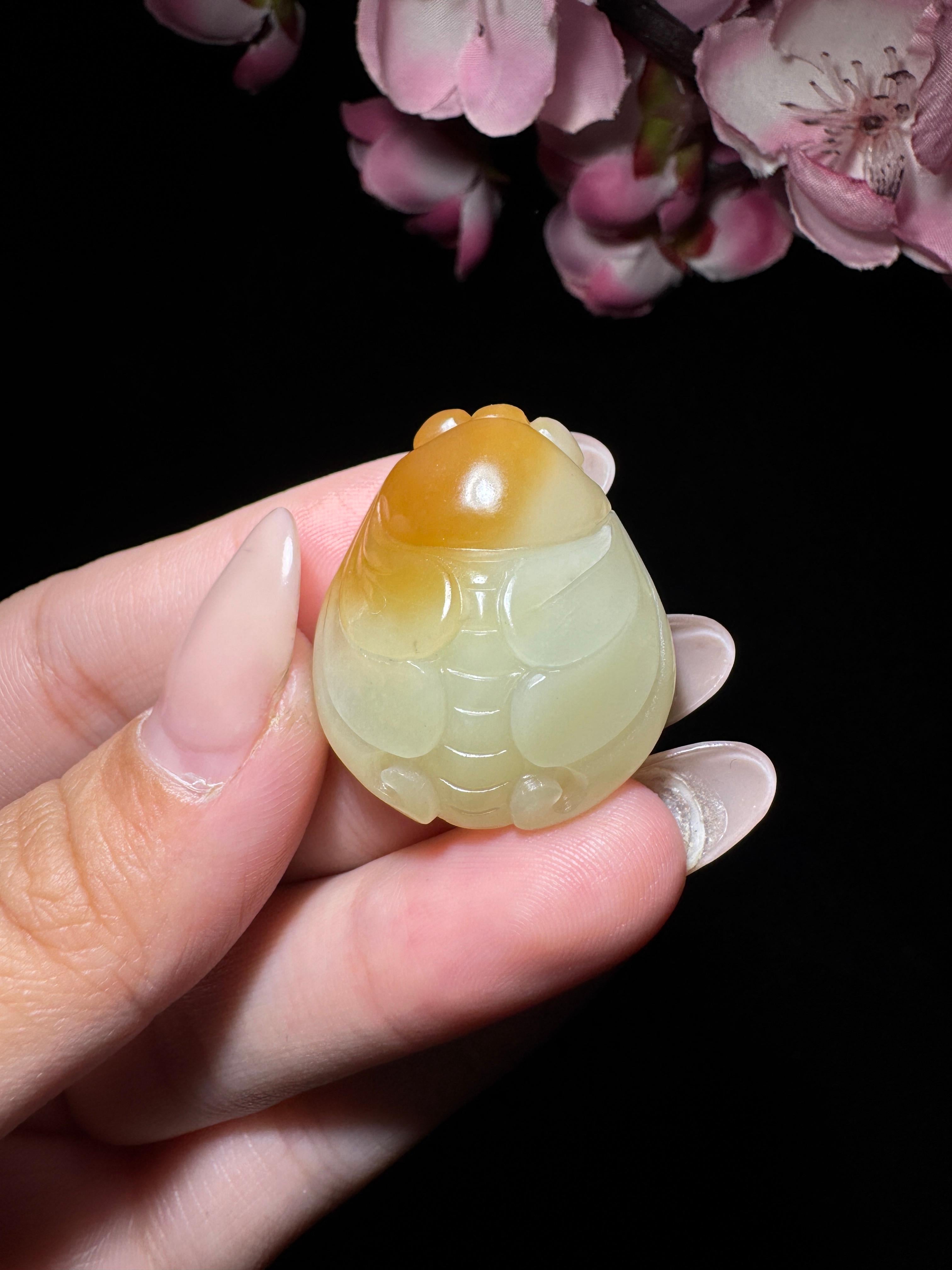 和田玉糖白玉一鸣惊人（12.7g）