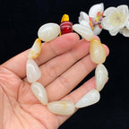 和田玉洒金皮籽料【精品手串】（42.2g）
