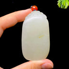 和田玉籽料无事牌（65.8g）