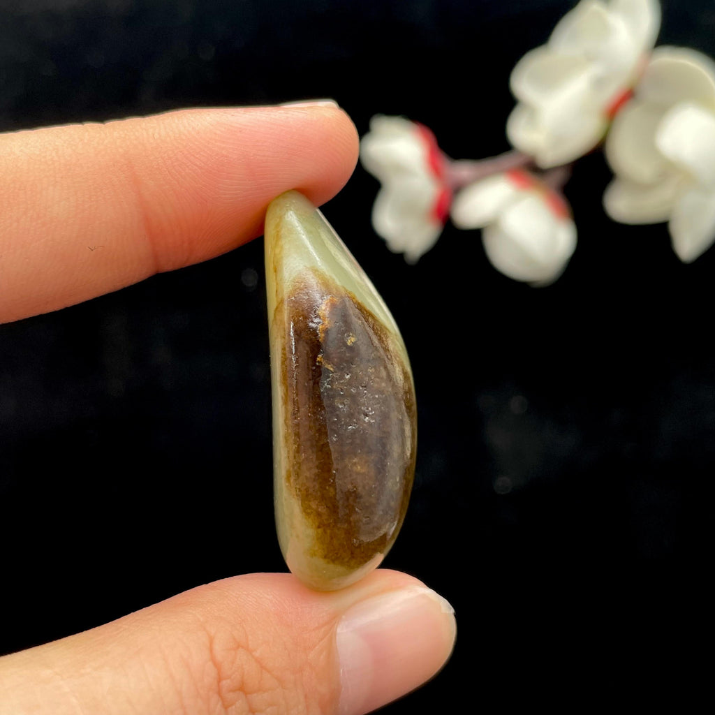 和田玉秋梨黑皮籽料（20.8g）