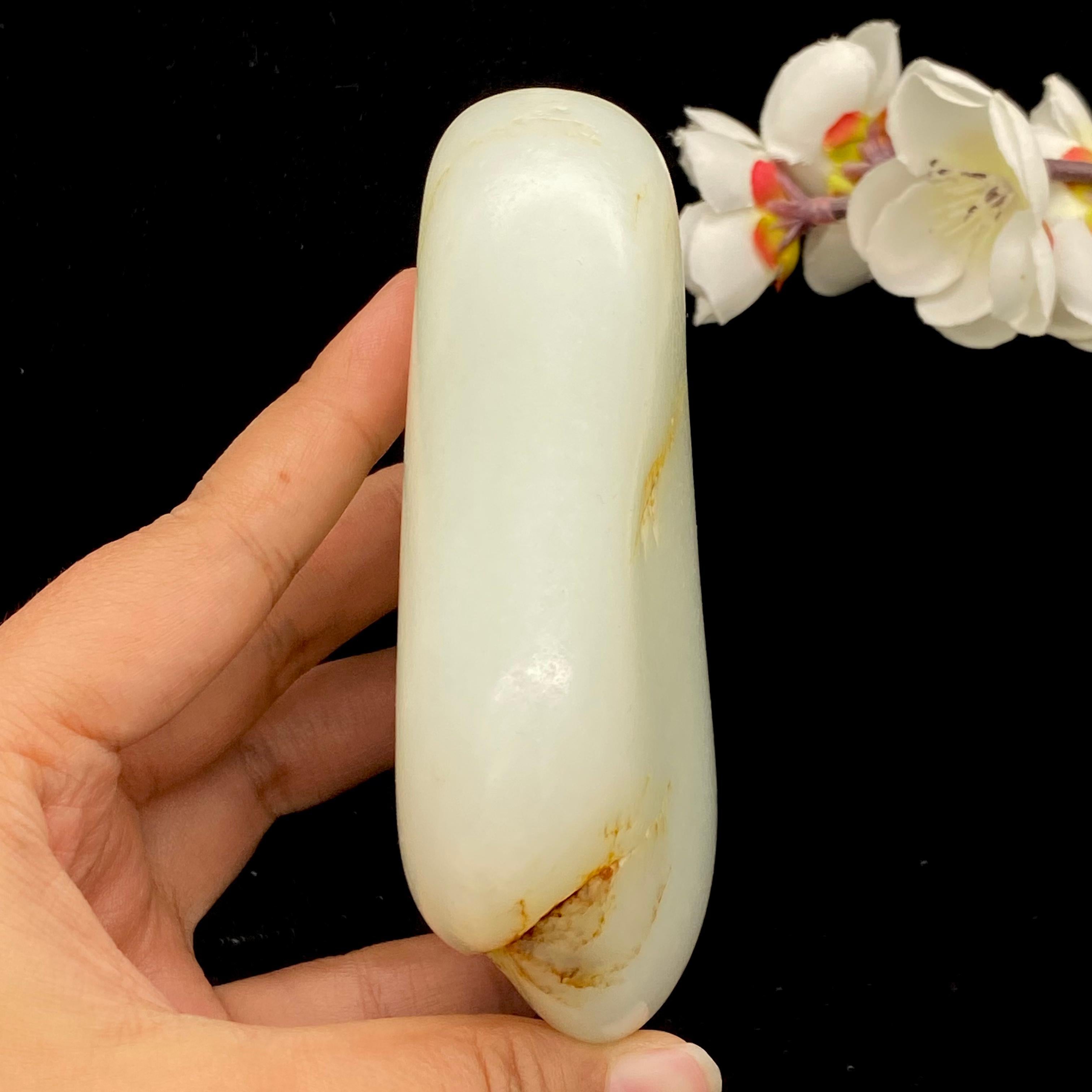 【藏品】和田玉洒金皮籽料（429.1g）