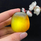 和田玉聚红皮籽料挂件（39.3g）