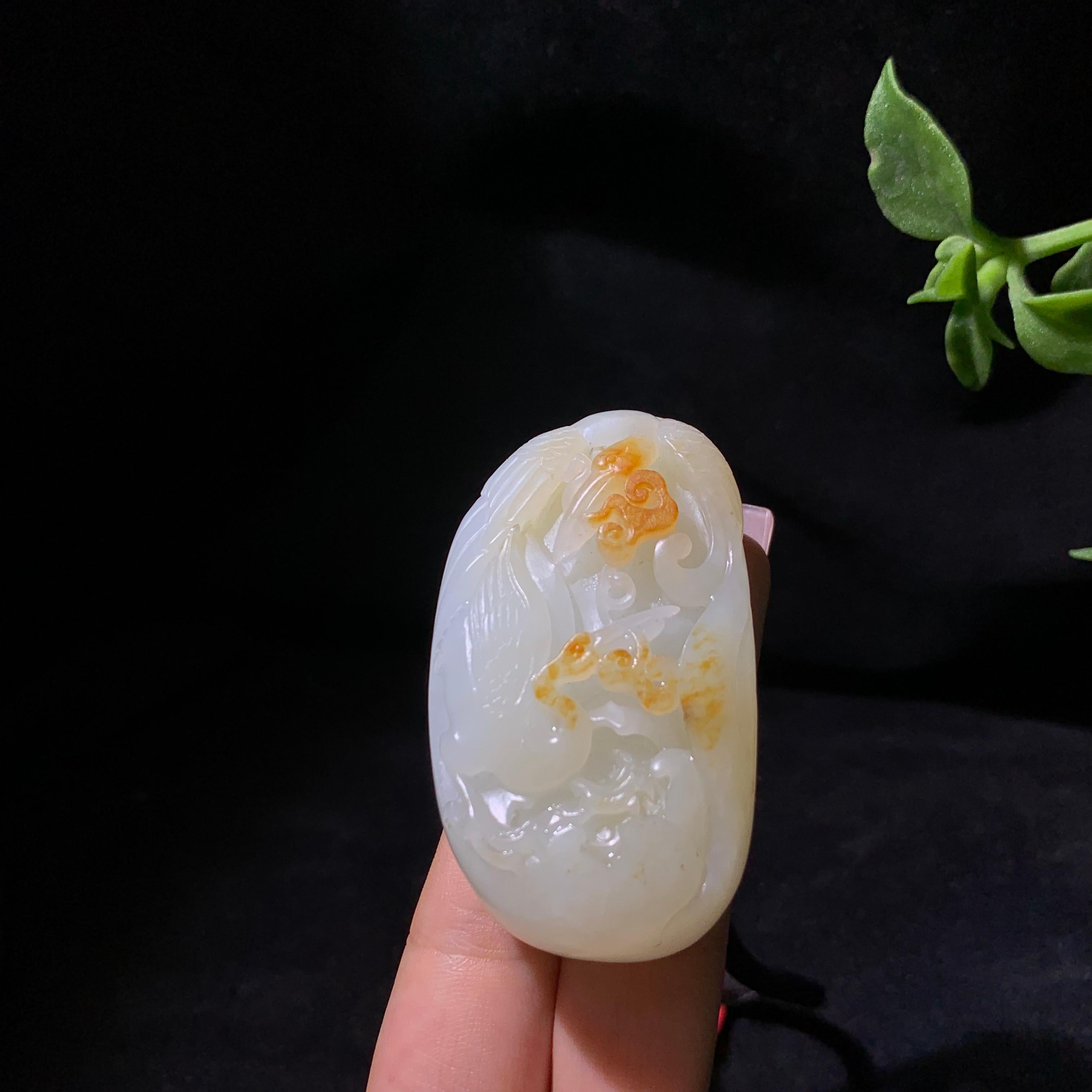 和田籽料一路连科（89.6g）