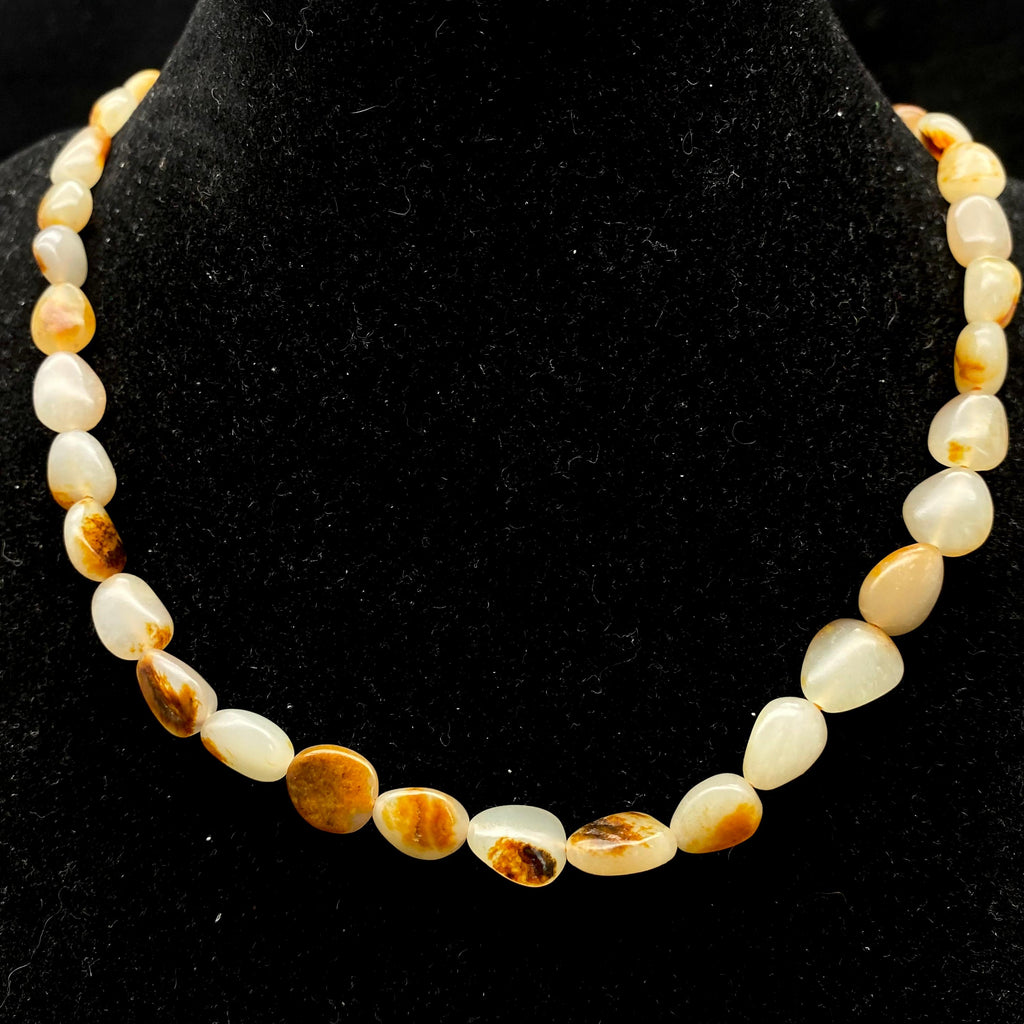 和田玉黄皮小籽【精品项链】（37.6g）