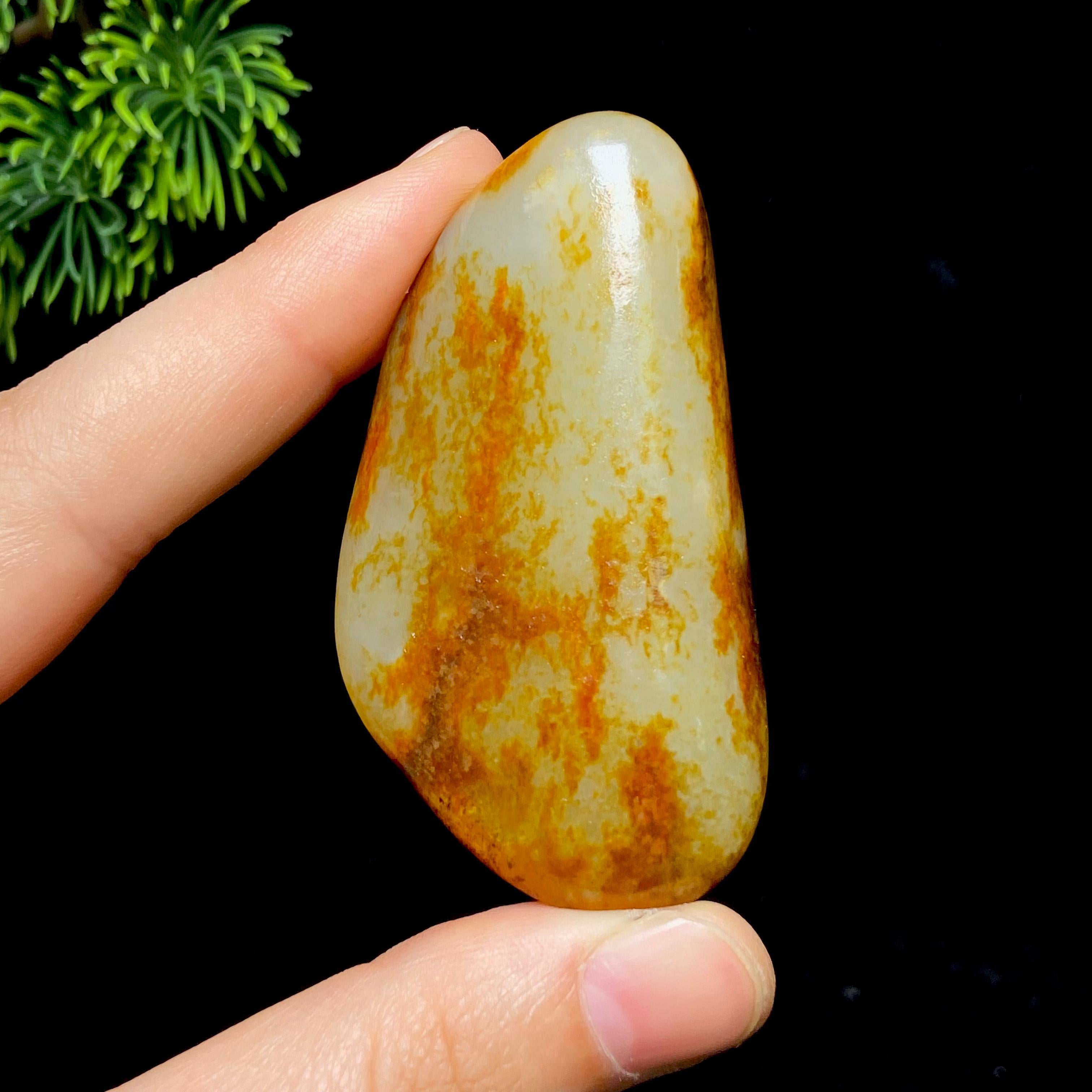 和田玉红沁皮籽料（46.3g）