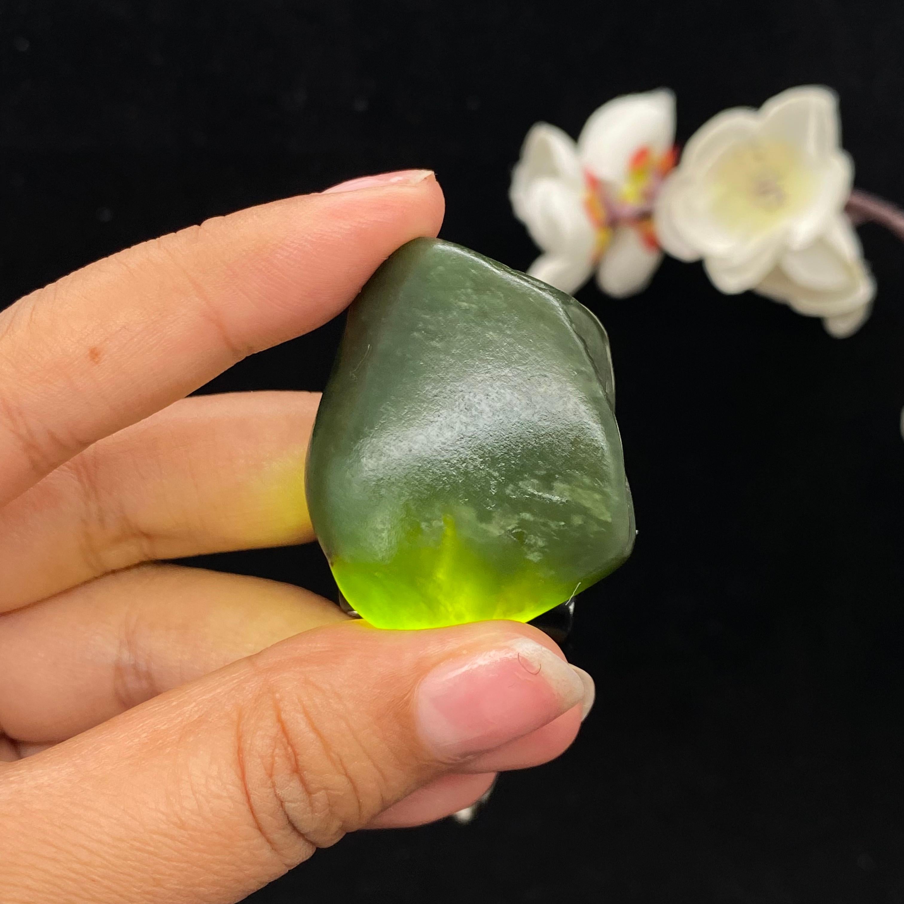 和田玉沙枣青籽料（32.5g）