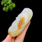 和田玉籽料龙马精神（59.8g）