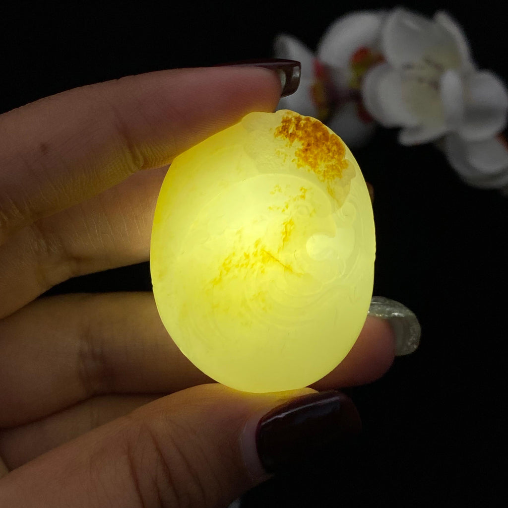 和田玉籽料【冠上加冠】（35.8g）