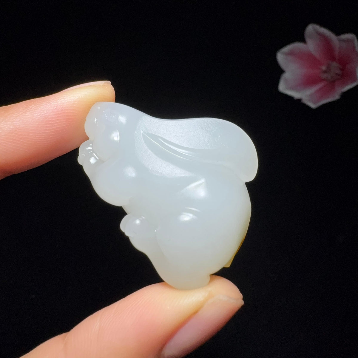 和田玉籽料挂件兔子（g）