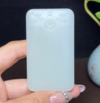 和田羊脂玉平安无事牌（77.1g）