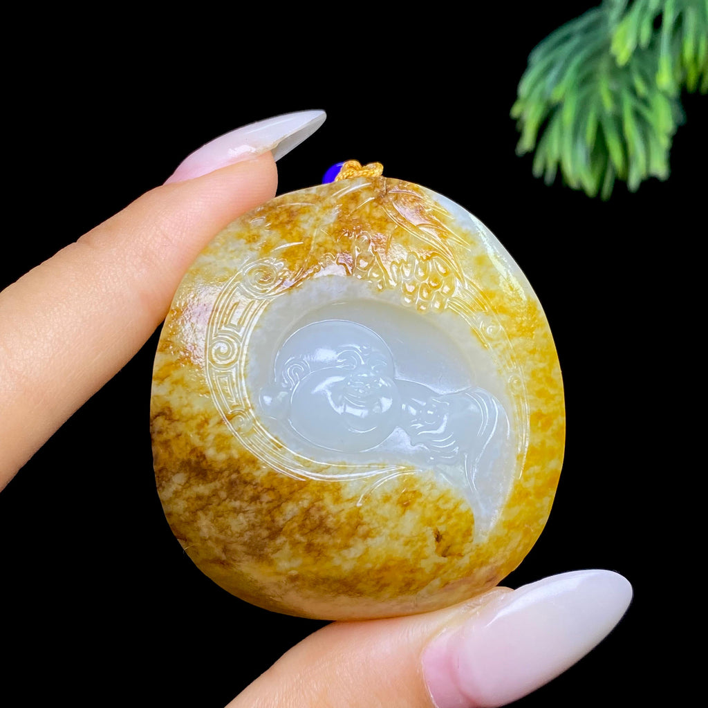 和田玉籽料佛公（56.6g）