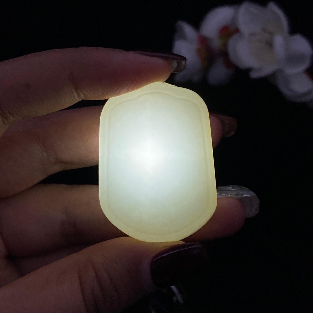 和田玉籽料【平安无事牌】（24.9g）