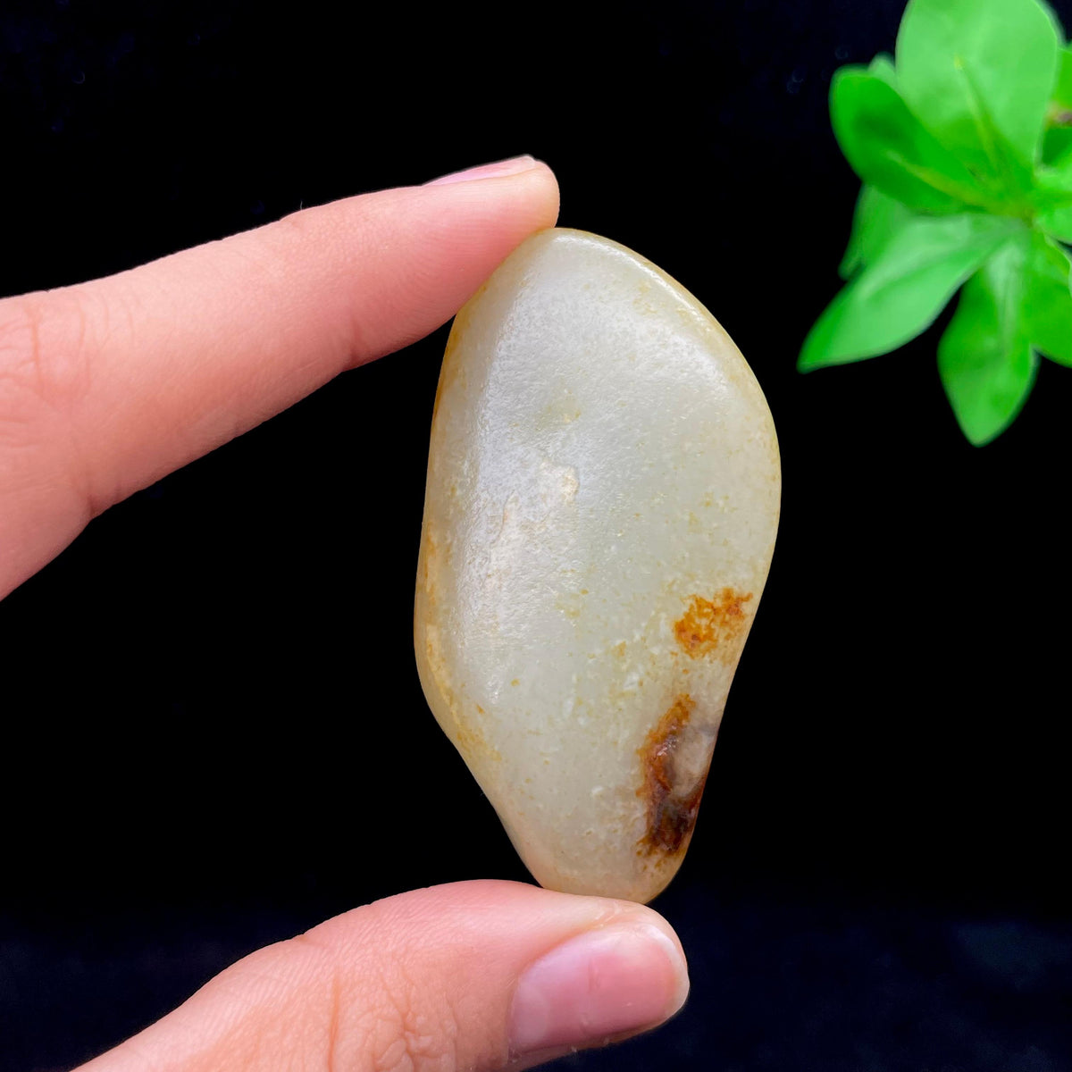 和田玉洒金皮籽料挂件（54.3g）