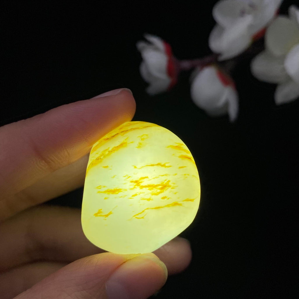 和田玉洒金皮籽料挂件（17.3g）