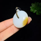 和田玉糖白平安扣挂件（29.0g）