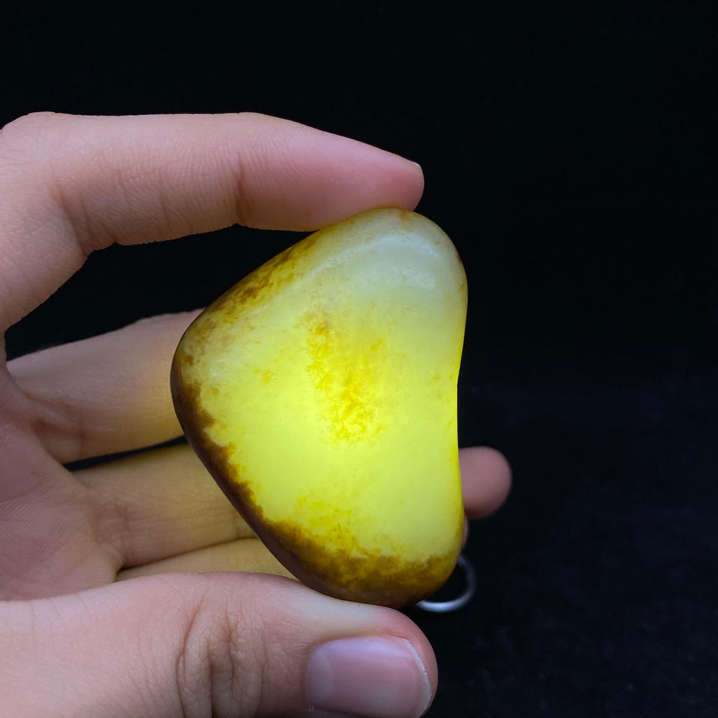 和田玉聚红皮籽料大挂件（57.1g）