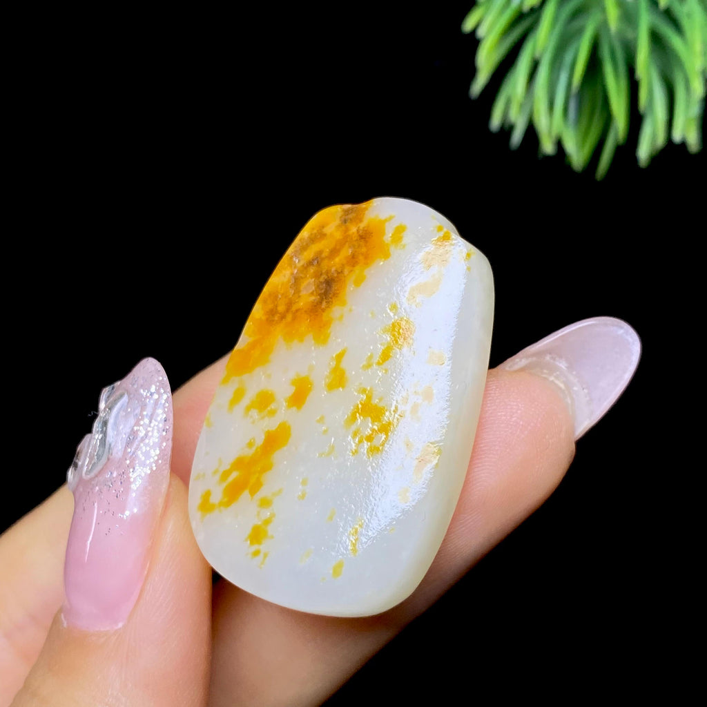 和田玉籽料无事牌（13.6g）
