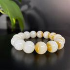 和田玉糖白手串2512030003（72.2g）